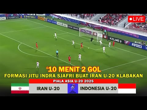 🔴LIVE SEDANG BERLANGSUNG • INDONESIA U-20 VS IRAN U-20 • PIALA ASIA U-20 2025, Ilustrasi & Prediksi