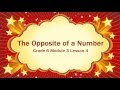 Opposite Numbers and Distances
