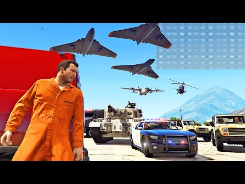 الوقوع في الفخ 4000 نجمة في لعبة جي تي أي 5 | GTA V 4000 Star Wanted Level