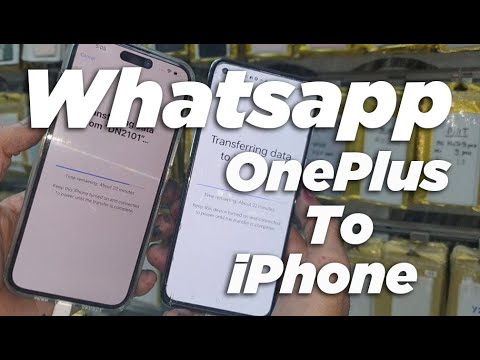 Transfer Whatsapp OnePlus to iPhone 15 Pro Max