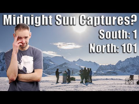 Flat Earthers think the 24 hour Antarctic sun hasn't been captured before