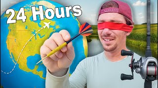 Wherever This Dart Lands... I Fish For 24 Hours! (PART 4)
