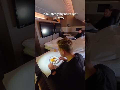 World's BEST First Class Airplane Suite🤯✈️ #shorts