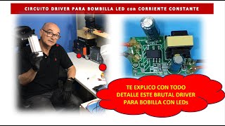 Buenísimo Circuito Driver Bombilla LEDs