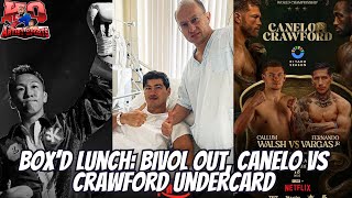 🥊 BOX'd Lunch 🥊 Ortiz vs Thurman?! Canelo vs Crawford undercard revealed #boxing