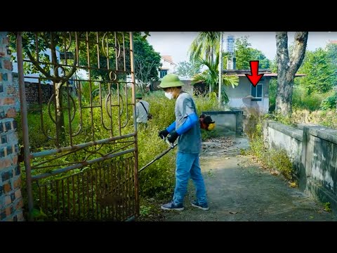 Creepy Abandoned House: Horror When We Found An Old Lady's Shadow Behind Us While Mowing The Lawn