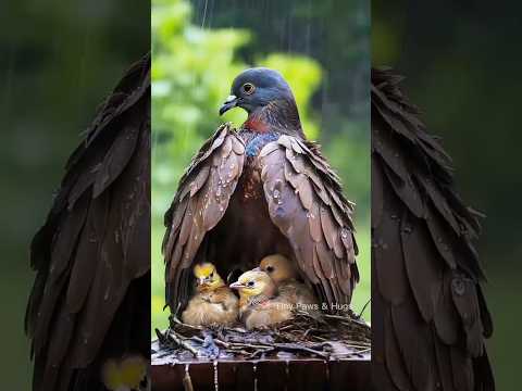 माँ का निस्वार्थ प्रेम 😭 Mother's Selfless Love #shorts #youtubeshorts #mother #birds #love