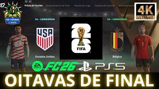 ESTADOS UNIDOS X BÉLGICA | FIFA WORLD CUP 2026 | UNITED STATES VS. BELGIUM | FC26