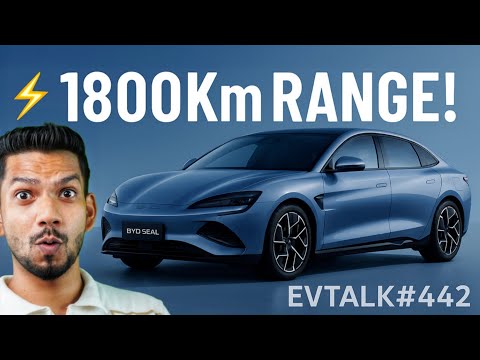 Byd seal 1800km in one charge | Hero vida vx2 | Bajaj chetak 3001 | Evtalks #442 ⚡