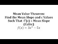 Understanding the Mean Value Theorem
