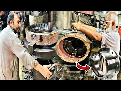 This Old Man Make Forklift Gear Which is Not Available in Market | How He Makes New Gear