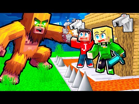 Bigfoot vs Veiligste Huis In Minecraft!