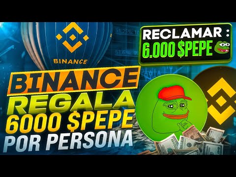 ¡BINANCE REGALA 6.000 $PEPE GRATIS A TODOS POR HACER ESTE PASO A PASO! **MUY FACIL**