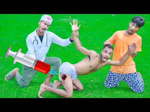 Funniest Fun Amazing Comedy video 2024 Injection Wala Comedy Video Doctor Funny Video @funcomedyltd