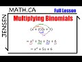 Multiplying Polynomials and Exponents