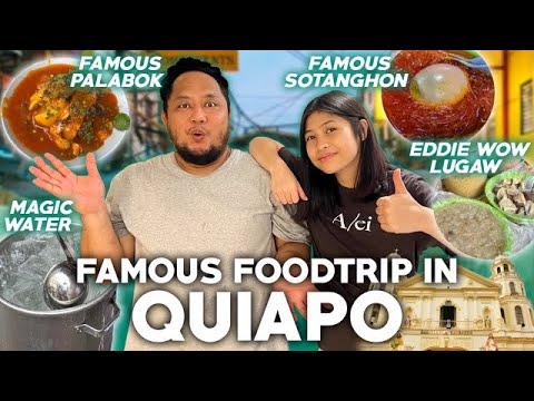 FAMOUS FOODTRIP IN QUIAPO ( grabe yung pila haha ) | Chelseah Hilary