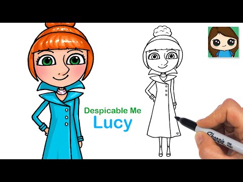 How to Draw Lucy Wilde | Despicable Me