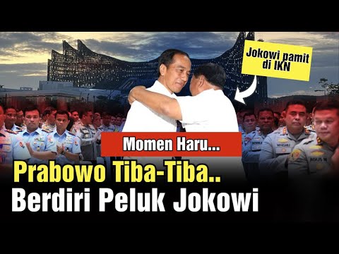 Momen Prabowo Tiba-Tiba Berdiri Peluk Jokowi Saat Pamit di IKN! Jadi Terharu