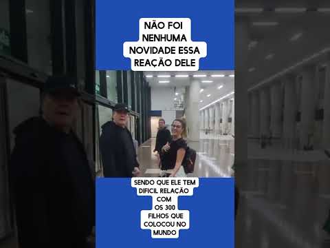 Fabio Junior esnoba paparazzi no aeroporto #notícias