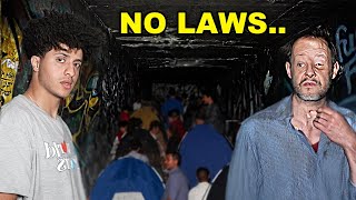 Surviving 24 Hours in The Underground City of Mole People!