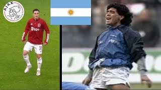Argentinier TAGLIAFICO von AJAX geht VIRAL! HULDIGUNG an MARADONAs LIFE IS LIFE WARMUP!