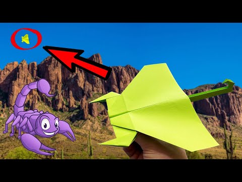 DIY Scorpion Paper Airplane - Easy Guide for a Long Distance Flyer