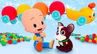 La Oruga Tragabolas de Cuquín - los globos y los amigos de Cuquín