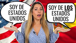 Easy Trick to know when & when NOT to use EL, LA, LOS, LAS in Spanish