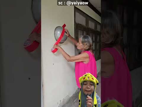 hhahah nenek kadal nya ada di belakang #short