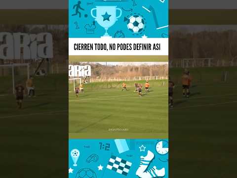 TERRIBLE JUGADA y DEFINICIÓN en FUTBOL SENIOR 🔥🤩 #futbolargentino #futbol11 #potrero