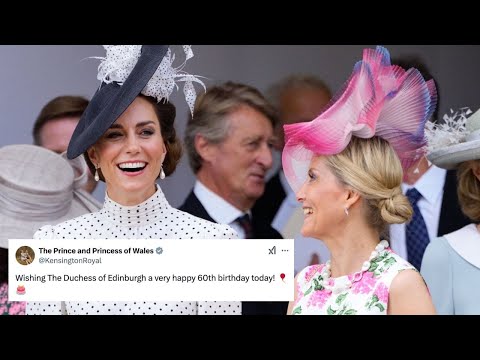 Princess Catherine led the birthday tributes for Duchess Sophie this morning