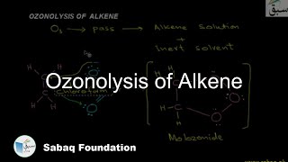 Ozonolysis of Alkene