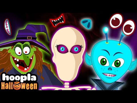 Missing Spooky Monster's Faces | Funny Game For Kids | Hoopla Halloween