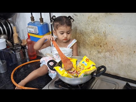 2 Minutes Maggi Noodles Cooking Challenge 😍
