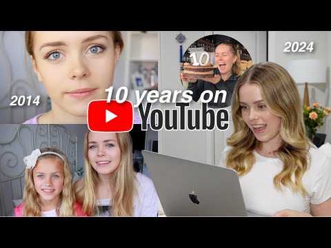 10 YEARS ON YOUTUBE! Reacting to my old youtube videos... 🥹