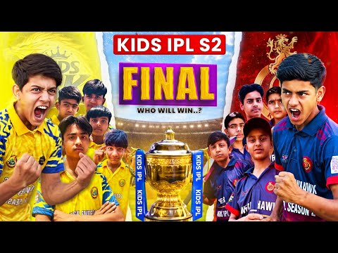 KIDS IPL S2 FINAL🏆|Kids CSK💛 VS Kids RCB❤️|#kaifvlog #kidsiplfinal
