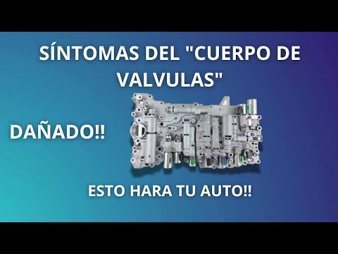 SÍNTOMAS de un "CUERPO DE VÁLVULAS" dañado / ESTOS hará TU AUTO!!