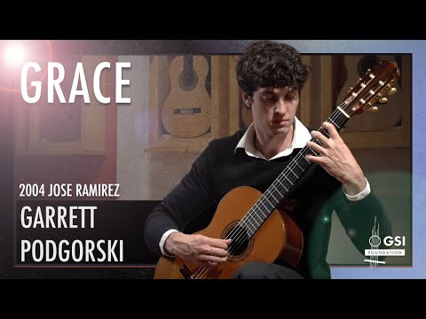 Garrett Podgorski performs his piece "Grace" on a 2004 Jose Ramirez "1a Tradicional" guitar