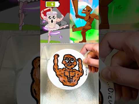 I drew a Sprunki brainrot Ballerino Lololo VS Tung Tung Tung Sahur Phase 4