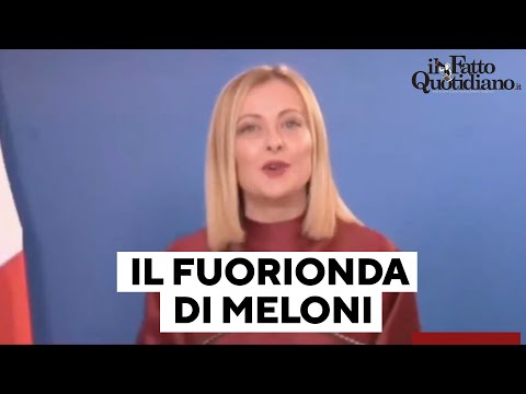 Microfono aperto dopo l'intervento di Meloni alla convention Usa: il fuorionda della premier