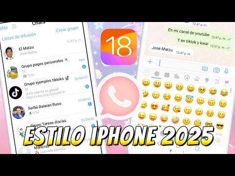 ✅Whatsapp Estilo Iphone | Descargar WHATSAPP Estilo Iphone 🤩 Ultima versión 2025 😱