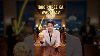Trying 1000 Rupee Vada Pav! (BAD?)😱 #shorts #vlog