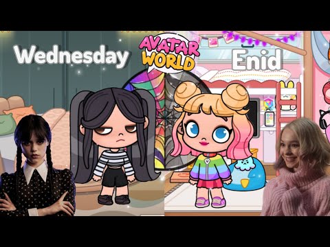 Wednesday and Enid in Avatar World 🖤🩷 Toca Life Story | Toca Life World | Toca Boca