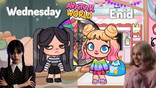 Wednesday and Enid in Avatar World 🖤🩷 Toca Life Story | Toca Life World | Toca Boca