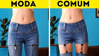 Transformações simples de suas roupas. Ideias de moda #wowcube