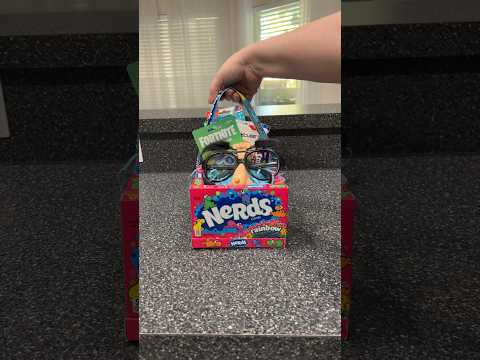 I made a Nerds theme Easter Basket #diycrafts #basket #easter #nerd #pokemon #minecraft