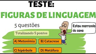 Quiz de português  - FIGURAS DE LINGUAGEM | Desenhando a Solução