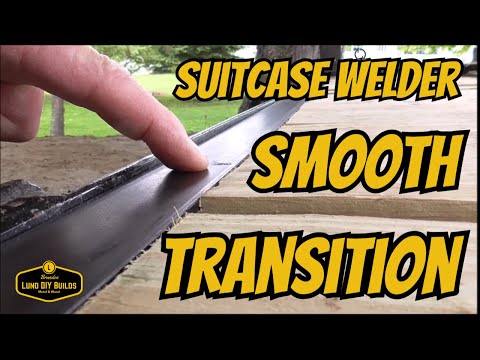 MIG Welding a Steel Plate Into This Trailer Deck – Bobcat 250 and Suitcase Welder Setup