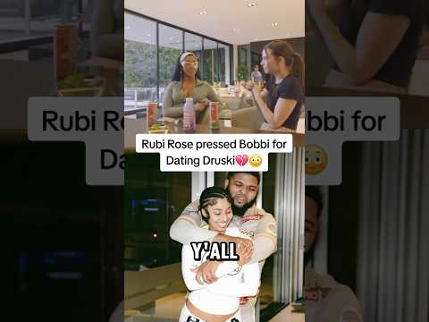 Rubi Rose Was Mad at Bobbi Altoff for Dating Druski 💔😳 shorts #rubirose #druski