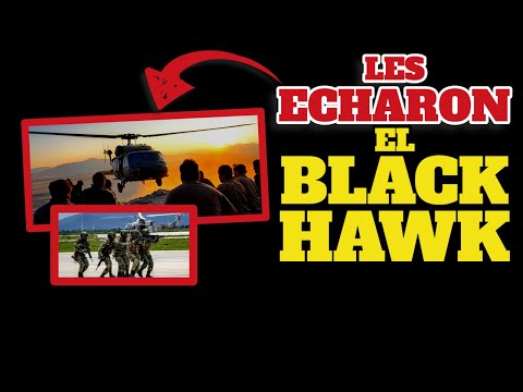 EJÉRCITO ASUSTÓ A LA MAÑA: Les Echó Un Black Hawk